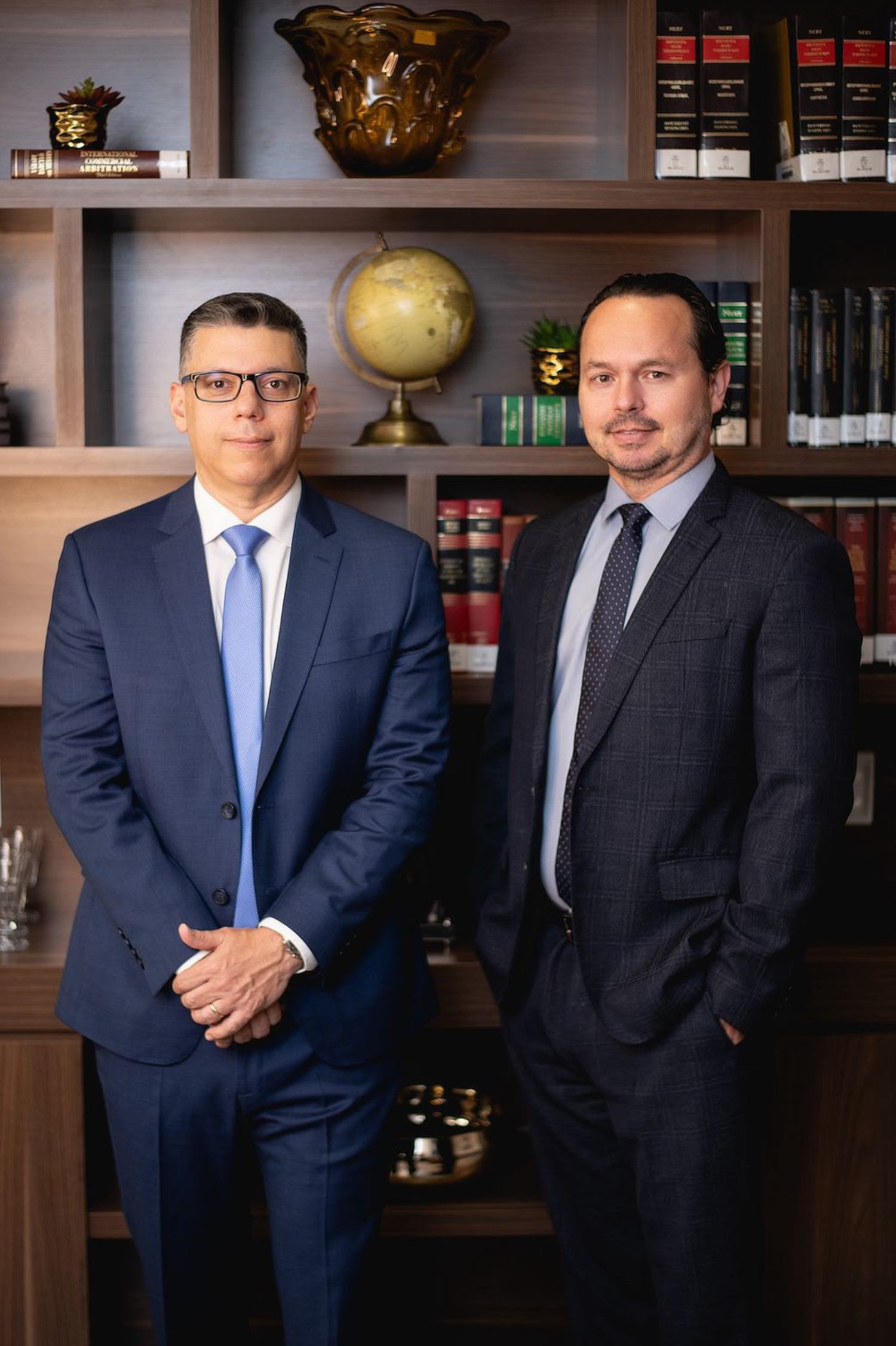 Advogados Jorge Luiz Miraglia Jaudy e Joaquim Felipe Spadoni